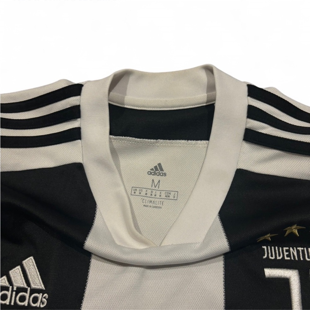 Juventus Black and White Soccer Jersey 2018-2019 - Picture 3 of 3